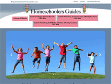 Tablet Screenshot of homeschoolersguides.com